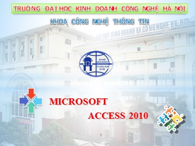 Bài thuyết trình Microsoft Access 2010