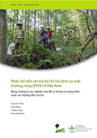 Báo cáo Chuyên đề Phân bổ tiền chi trả từ Chi trả dịch vụ môi trường rừng (PFES) ở Việt Nam