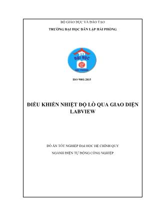 Đồ án Điều khiển nhiệt độ lò qua giao diện Labview