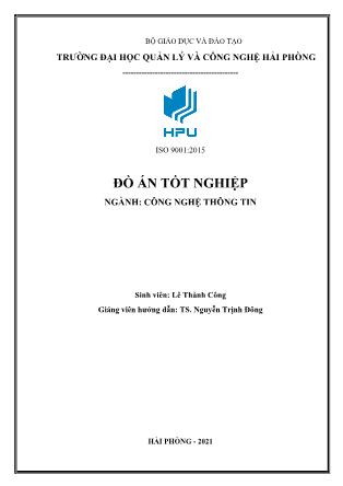 Đồ án Kết hợp NodeJS với MongoDB cho bài toán xây dựng hệ quản trị cơ sở dữ liệu thời gian thực