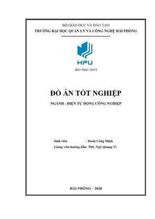 Đồ án Năng lượng mặt trời đi sâu tìm hiểu thuật toán P&O bám điểm công suất cực đại cho pin mặt trời