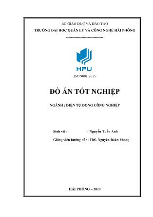 Đồ án Thiết kế cung cấp điện kết hợp khả năng sử dụng điện mặt trời áp mái khu nhà điều hành - Khu công nghiệp Đồ Sơn Hải Phòng