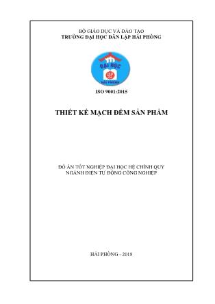 Đồ án Thiết kế mạch đếm sản phẩm