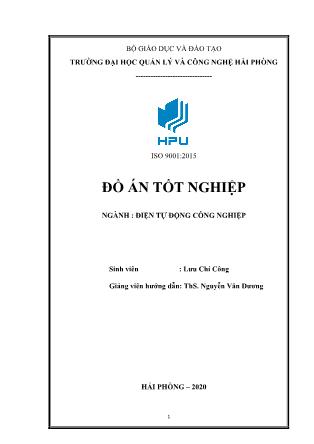 Đồ án Thiết kế thi công cung cấp điện cho tòa nhà điều trị Bệnh viện nhi Hải Phòng