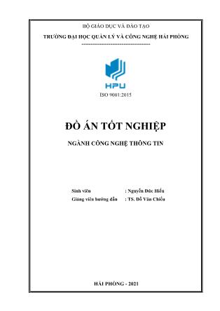 Đồ án Tìm hiểu một số hệ thống nguồn mở hỗ trợ học trực tuyến và triển khai thử nghiệm