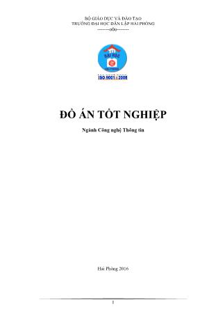 Đồ án Xây dựng hệ thống quản lý dinh dưỡng trong trường bán trú