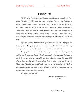 Luận văn Một số giải pháp nâng cao hiệu quả hoạt động kinh doanh điện năng tại Công ty Điện lực Lâm Đồng