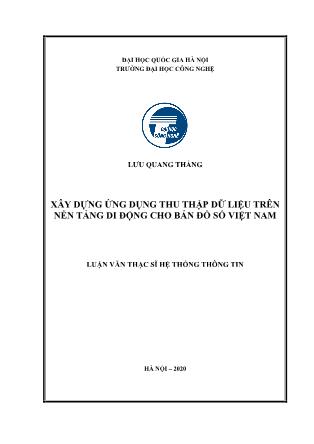 Luận văn Xây dựng ứng dụng thu thập dữ liệu trên nền tảng di động cho bản đồ số Việt Nam