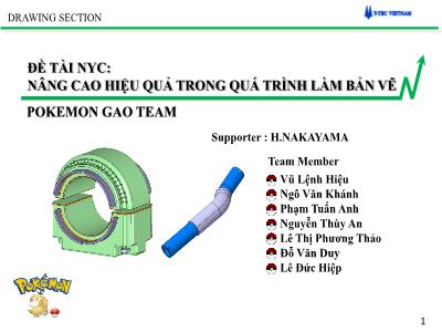 Bài thuyết trình Nâng cao hiệu quả trong quá trình làm bản vẽ Pokemon Gao Team