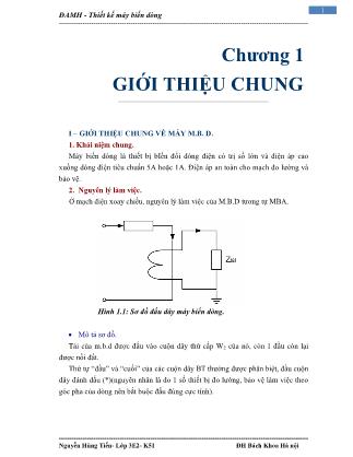 Đồ án môn Thiết kế máy biến dòng - Nguyễn Hùng Tiến
