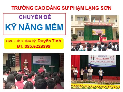 Bài giảng Chuyên đề Kỹ năng mềm