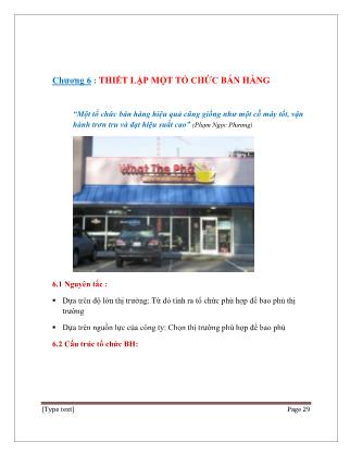 Bài giảng Quản trị bán hàng (Phần 2) - Phạm Ngọc Phương