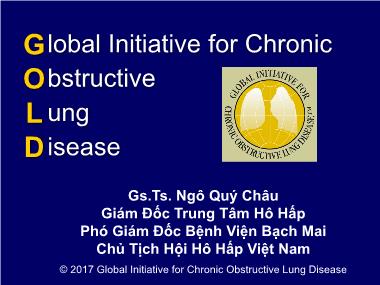 Bài thuyết trình Global Initiative for Chronic - Ngô Quý Châu