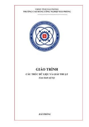 Giáo trình Cấu trúc dữ liệu và giải thuật (Bản đẹp)