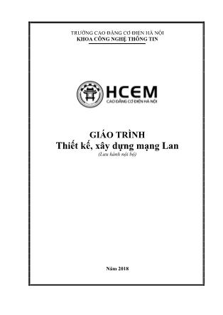Giáo trình Thiết kế, xây dựng mạng LAN (Phần 1)