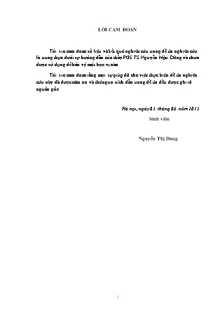 Khóa luận Đánh giá hiệu quả kinh tế trong sản xuất khoai tây vụ đông của các hộ nông dân trên địa bàn xã Việt Thống – Huyện Quế Võ – Tỉnh Bắc Ninh