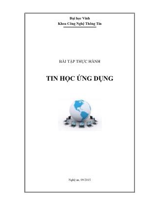 Bài giảng Bài tập thực hành Tin học ứng dụng