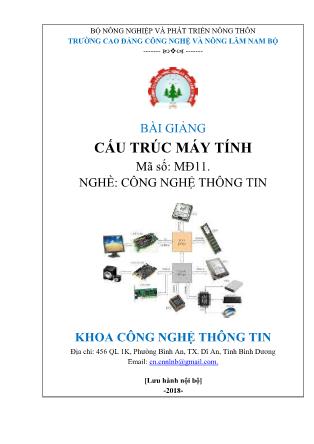 Bài giảng Cấu trúc máy tính - Nghề: Công nghệ thông tin