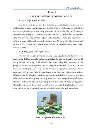 Bài giảng Đồ họa máy tính (Phần 2)