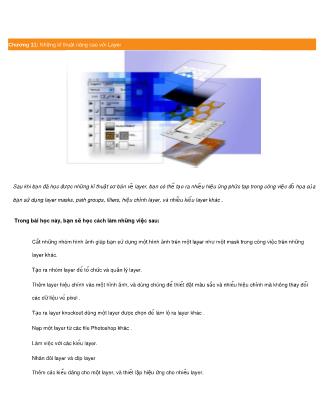 Bài giảng Photoshop - Chương 11: Những kỹ thuật nâng cao với layer