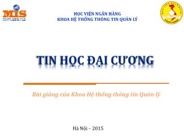 Bài giảng Tin học đại cương - Chương 2: Hệ điều hành Windows 7 - Ngô Thùy Linh