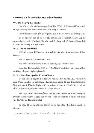Giáo trình HTML và thiết kế web (Phần 2)