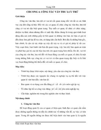 Giáo trình Soạn thảo văn bản (Phần 2)