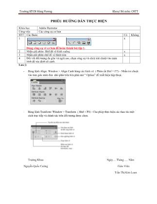 Tài liệu Hướng dẫn chi tiết các bài tập thực hành Adobe Ilusstrater
