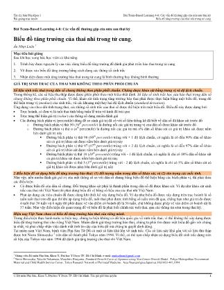 Bài giảng Các vấn đề thường gặp của nửa sau thai kỳ - Bài: Biểu đồ tăng trưởng của thai nhi trong tử cung