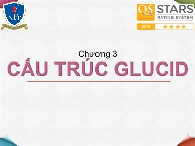 Bài giảng Hóa sinh - Chương 3: Cấu trúc glucid