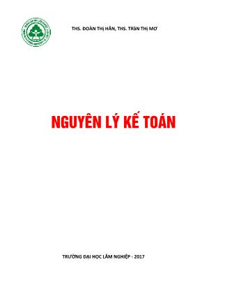 Bài giảng Nguyên lý kế toán - Đoàn Thị Hân
