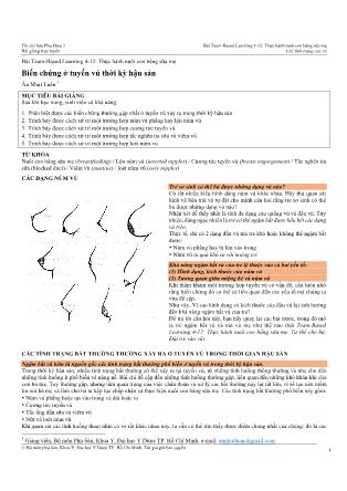Bài giảng Thực hành nuôi con bằng sữa mẹ - Bài: Các tình trạng của vú