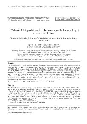 ¹³C chemical shift predictions for bakuchiol ‒ A recently discovered agent against organ damage