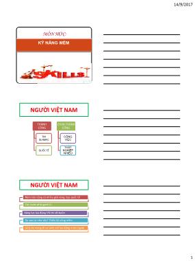 Bài giảng Kỹ năng mềm - Hà Thị Kiều Oanh