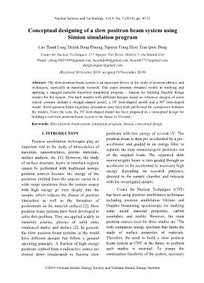 Conceptual designing of a slow positron beam system using Simion simulation program