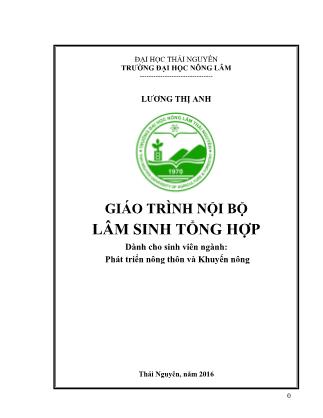 Giáo trình Lâm sinh tổng hợp
