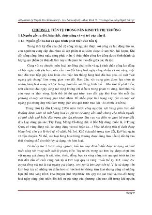 Giáo trình Lý thuyết tài chính tiền tệ (Bản đẹp)