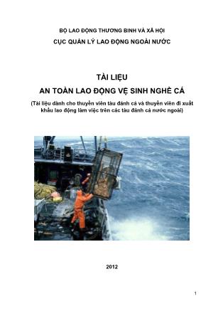 Tài liệu An toàn lao động vệ sinh nghề cá