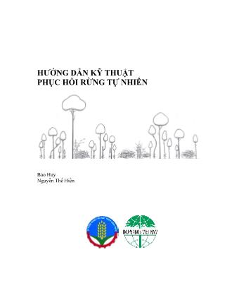 Tài liệu Hướng dẫn kỹ thuật phục hồi rừng tự nhiên