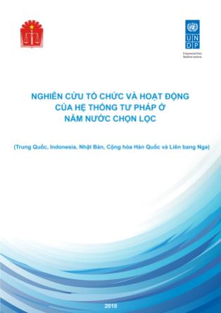 Tài liệu Nghiên cứu tổ chức và hoạt động của hệ thống tư pháp ở năm nước chọn lọc