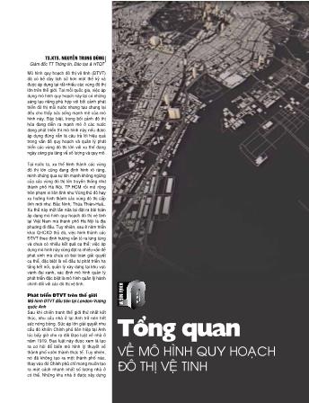 Tổng quan về mô hình quy hoạch đô thị vệ tinh
